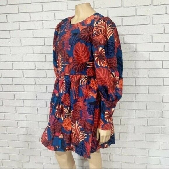 Farm Rio Women’s Animals Tapestry Mini Dress - Size Medium - Picture 6 of 12